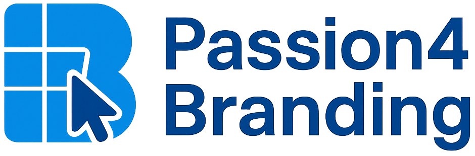 Passion4Branding logo — care home marketing specialists
